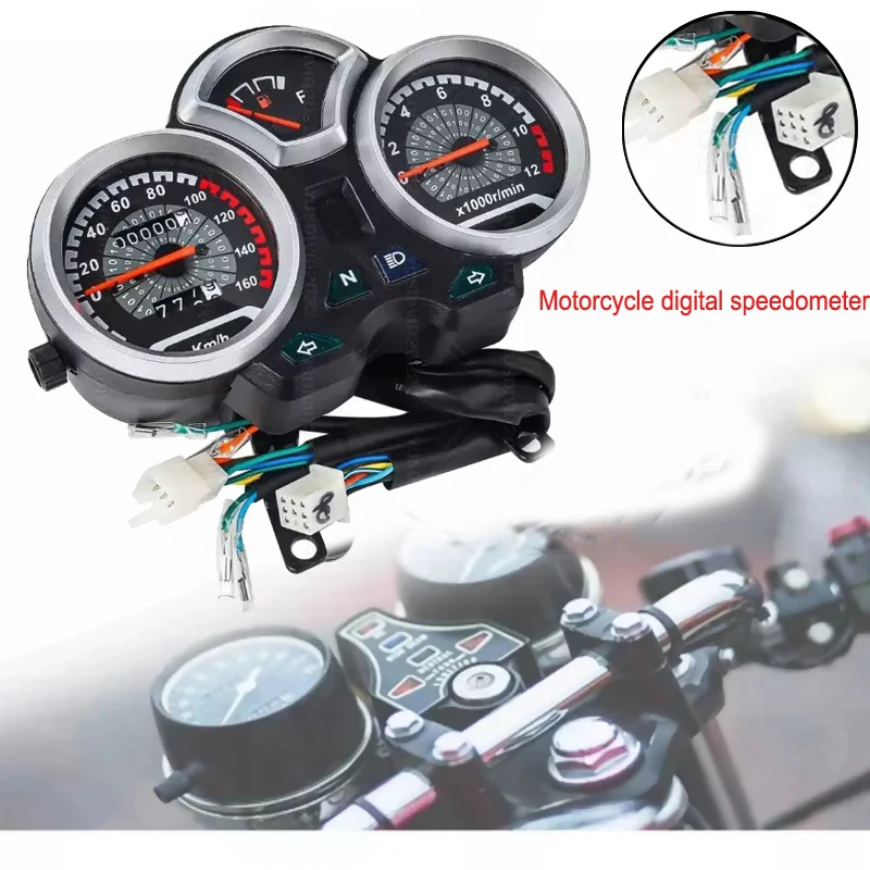 Tablero de motocicleta, velocímetro, velocímetro digital, adecuado para Italika RC150 16-19.