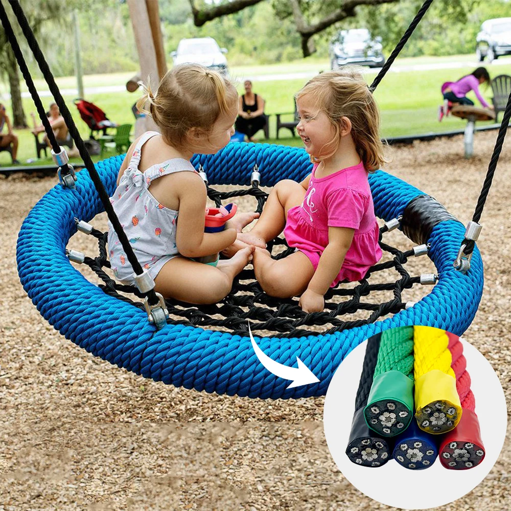 

100cm Dia Florescence Outdoor Patio Nest Swing for Children Playground