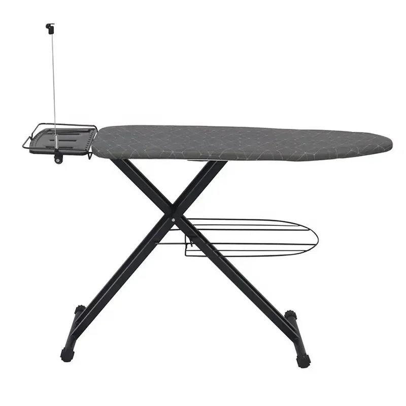 Professional Large Foldable Vertical Ironing Board with Mesh Metal Frame and Cover for Home Clothing Garment Steam Pressing