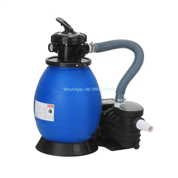 

550w swimming pool Above ground pool accessories filter pump combination system sand filter