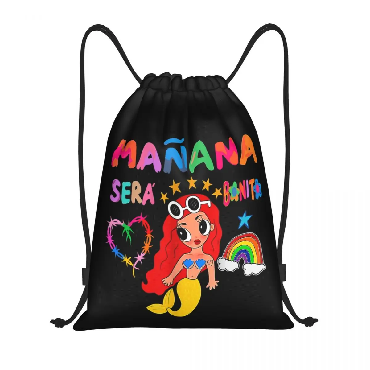 

Custom Manana Sera Bonito Karol G Drawstring Bags Women Men Portable Sports Gym Sackpack Shopping Backpacks