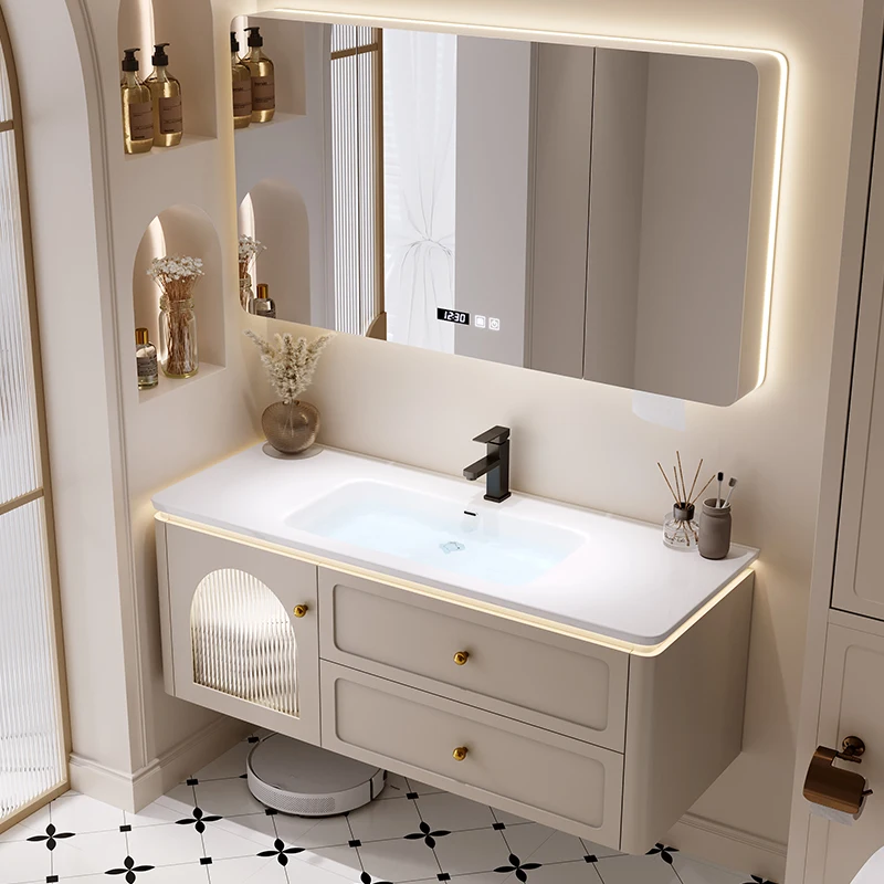 

-Для современного простого стиля, шкаф для ванной комнаты, керамическая стена, небольшая организация хранения, настенный шкаф, раковина, шкаф для ванной комнаты Banyo Dolabi