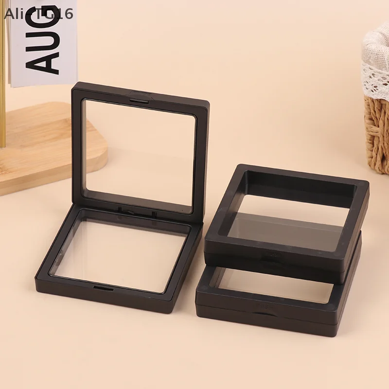 

10/20/30Pcs Display Box 3D Floating Frame Jewelry Display Stand Shadow Gift Box Ring Pendant Holder Jewellery Presentation Case