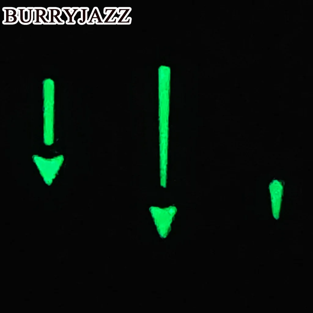 BURRYJAZZ NH35 NH36 NH38 7S26 7S36 4R35 4R36 Стрелки часов Черный Серебристый Золотой Розовое Золото Стрелки Зеленый Светящийся
