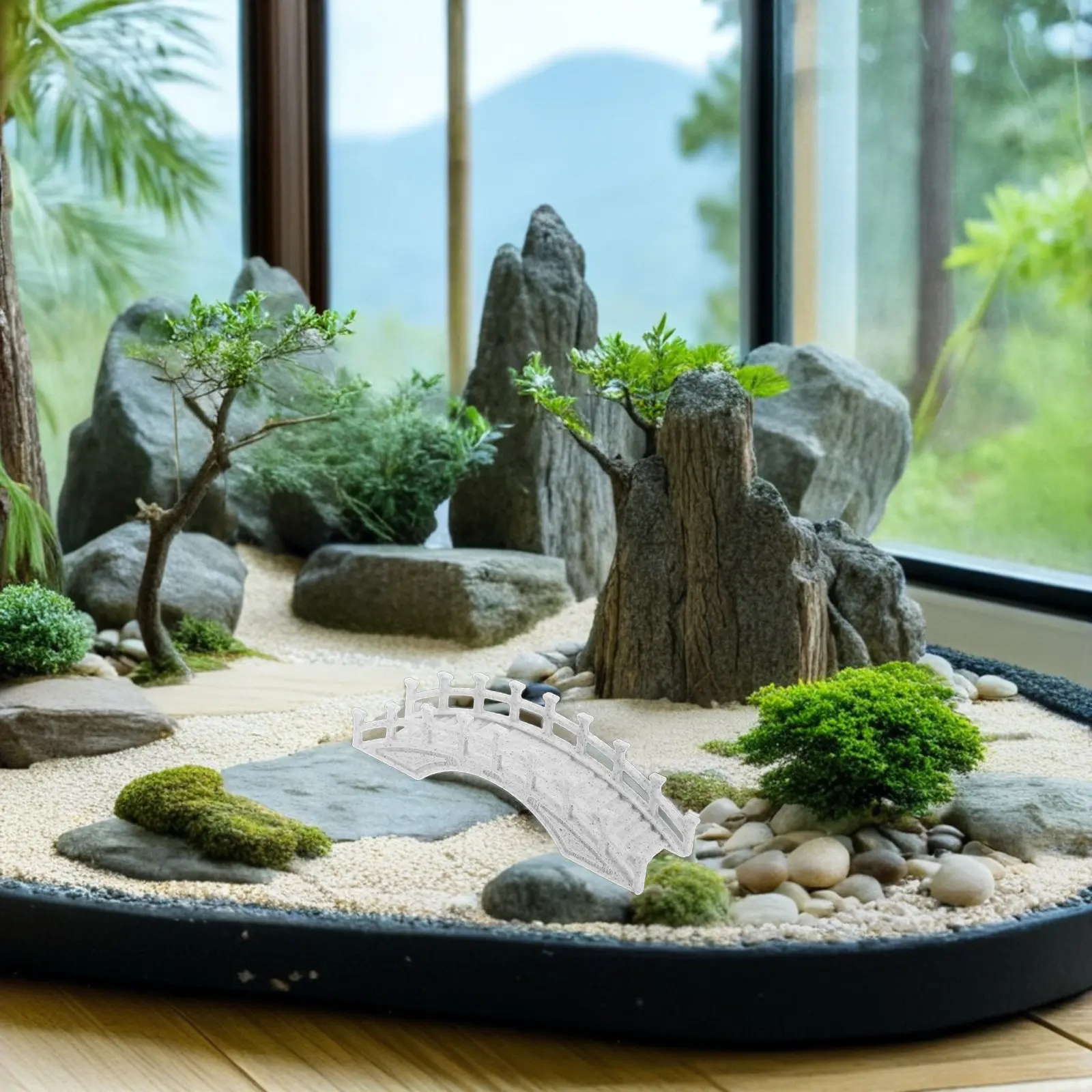 Miniature Arch Bridge Garden Bridge Ancient Chinese Style Micro Landscape Ornament Fairy Garden Decoration Aquarium Terrarium