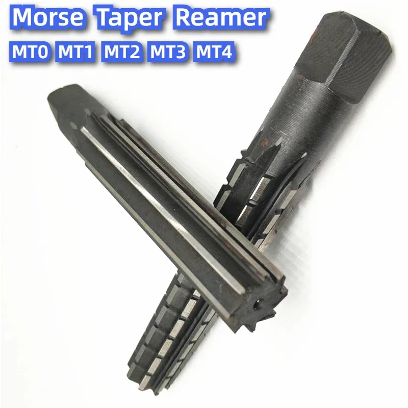 

2PCS/Set Hand Reamers Set MT0/MT1/MT2/MT3/MT4/MT5 Steel Fine/Rough-Edge Morse Taper Reamer For Milling Finishing Tool