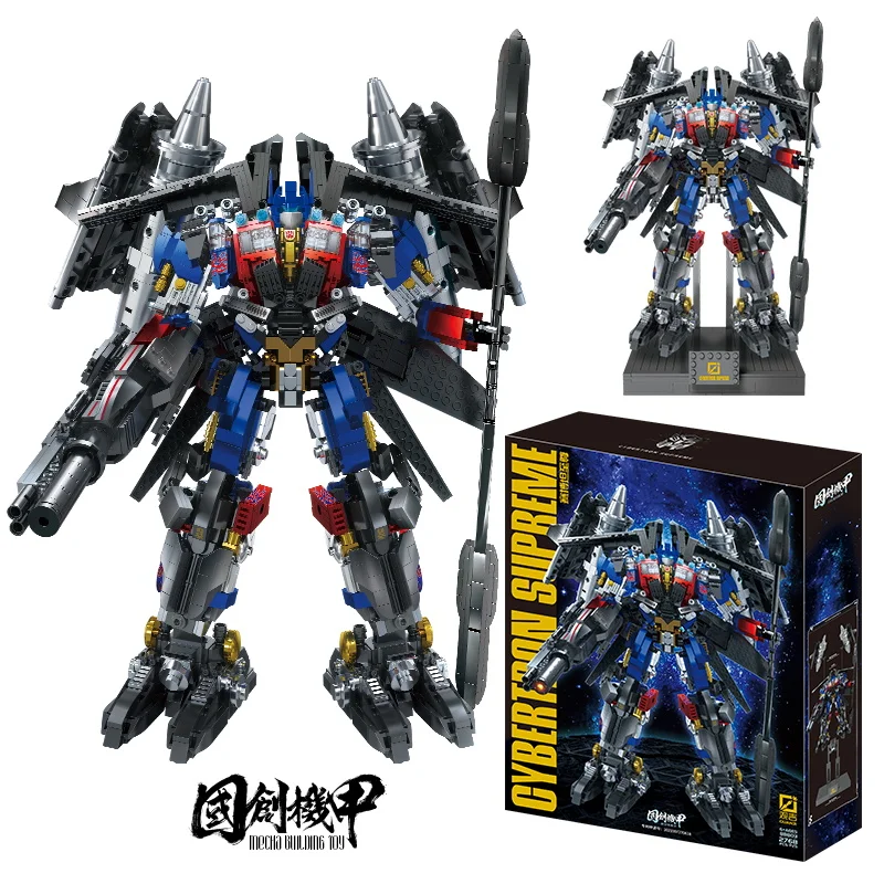 2768PCS Cybertron Transformation Robot Building Blocks High Tech Combat Robots Bricks Set Toy Gift For Adult Friend