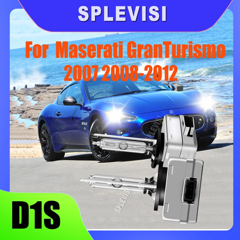 

D1s Xenon HID 35W Headlights -Metal bracket at the bottom avoid melt For Maserati GranTurismo 2007 2008 2009 2010 2011 2012