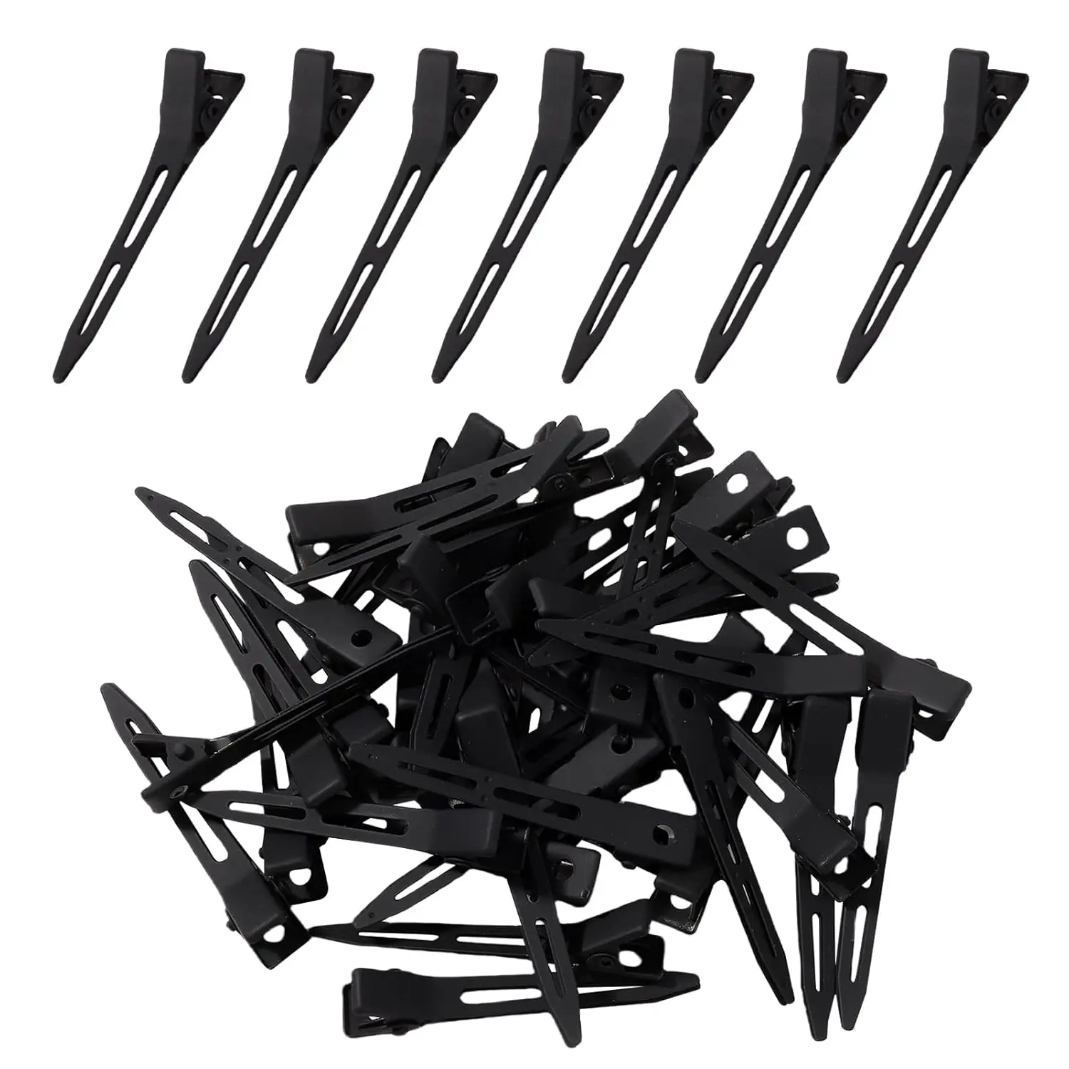 ARLANY 50 Pcs Metal Duckbill Clip Matte Hair Clips Duckbill Hair Clips Duck Billed Hair-Clip for Styling Sectioning for DIY