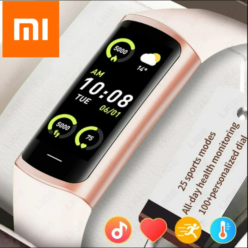 Xiaomi Спортивный Смарт-Браслет Фитнес-Трекер Для Мужчин Женский Браслет Водонепроницаемый Подключенный Телефон Трекер Мужские Смарт-часы Для Android Xiaomi Спортивный Смарт-Браслет Фитнес-Трекер Для Мужчин Женский Браслет Водонепроницаемый Подключенный Телефон Трекер Мужские Смарт-часы Для Android