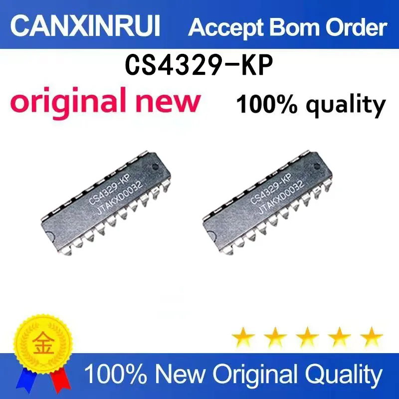 (5pcs-100pcs)Brand new original CS4329-KP CS4329 DIP20 spot chip IC