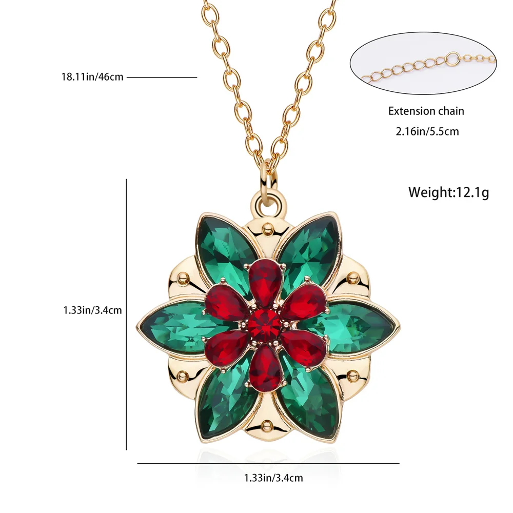 Film classique Anastasia même pendentif en cristal collier nouvelle mode Zircon Vintage fleur collier pour fille femme bijoux cadeau