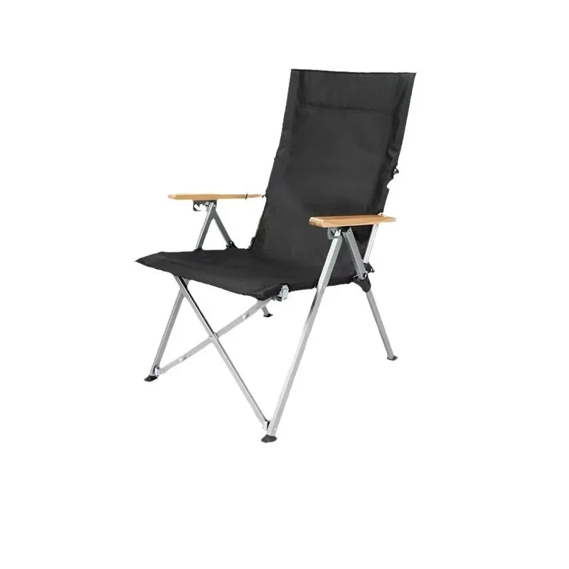 

Outdoor Camping Seal Chair Portable Camping Chair High Chair Back Picnic Fishing Lunch Break Folding Lounge