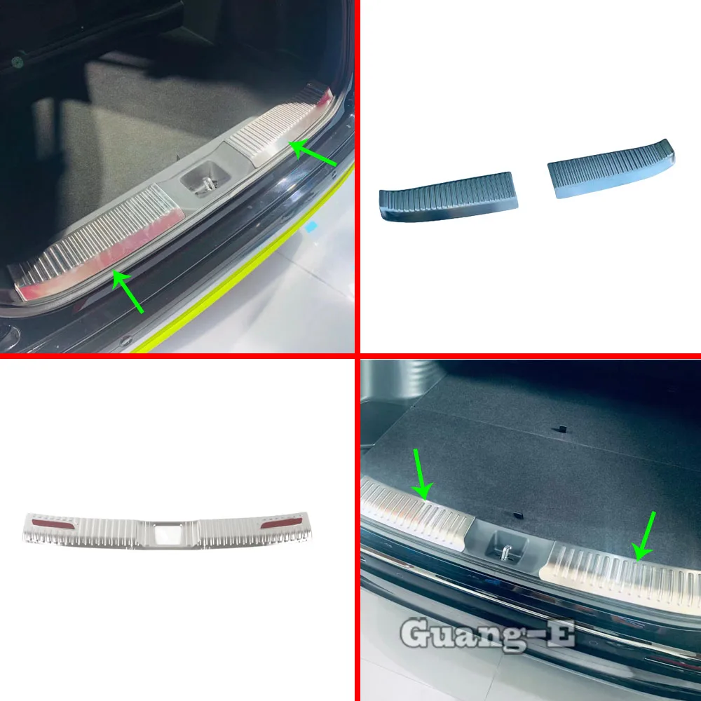 

For Honda XR-V ZR-V HR-V Vezel 2022 2023 2024 Stainless Steel Inner Rear Bumper Trim Trunk Inner Guard Car Styling Decor HRV ZRV