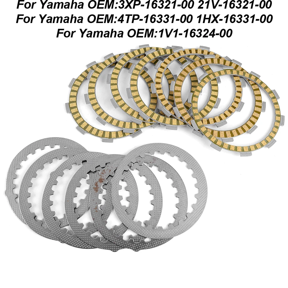 

Motorcycle Engine Clutch Friction Plates Disc For Yamaha WR200R YFS200 Blaster TDR125 DT200WR DT200R DT125X DT125R DT125RE