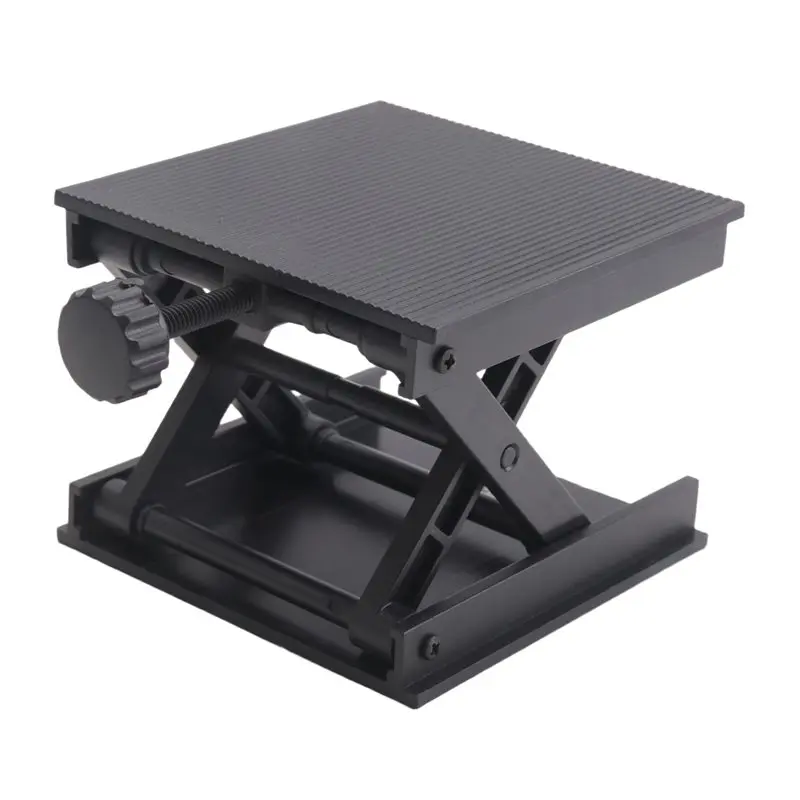 ABUP-محمول النجارة طاولة رفع آلات التوجيه رافع قابل للتعديل النقش مختبر رفع منصة منضدة سوداء #1