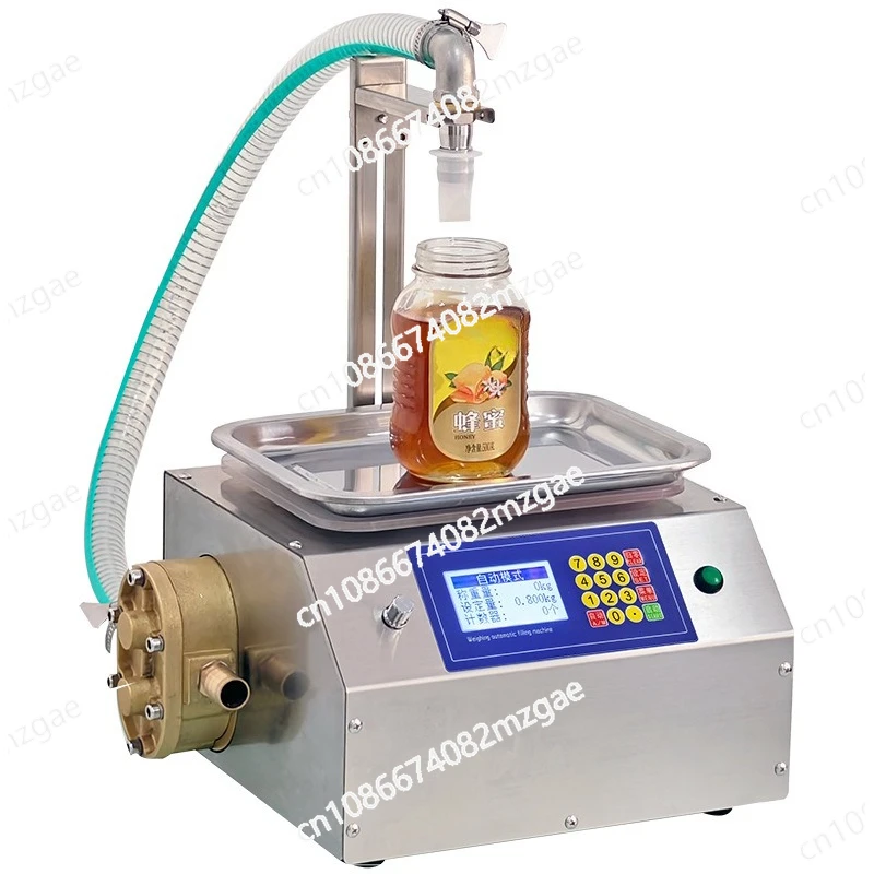 L15 Automatic Weighing and Quantitative Filling Machine for Sesame Paste Silicone Water Honey and Viscous Paste