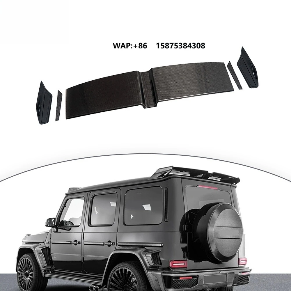 

2025y G Class W465 New Rear Spoiler Dry Carbon Tail Wing G500 G63 G450D Exterior Upgrade Rear Wing Back Roof Spoiler Wing