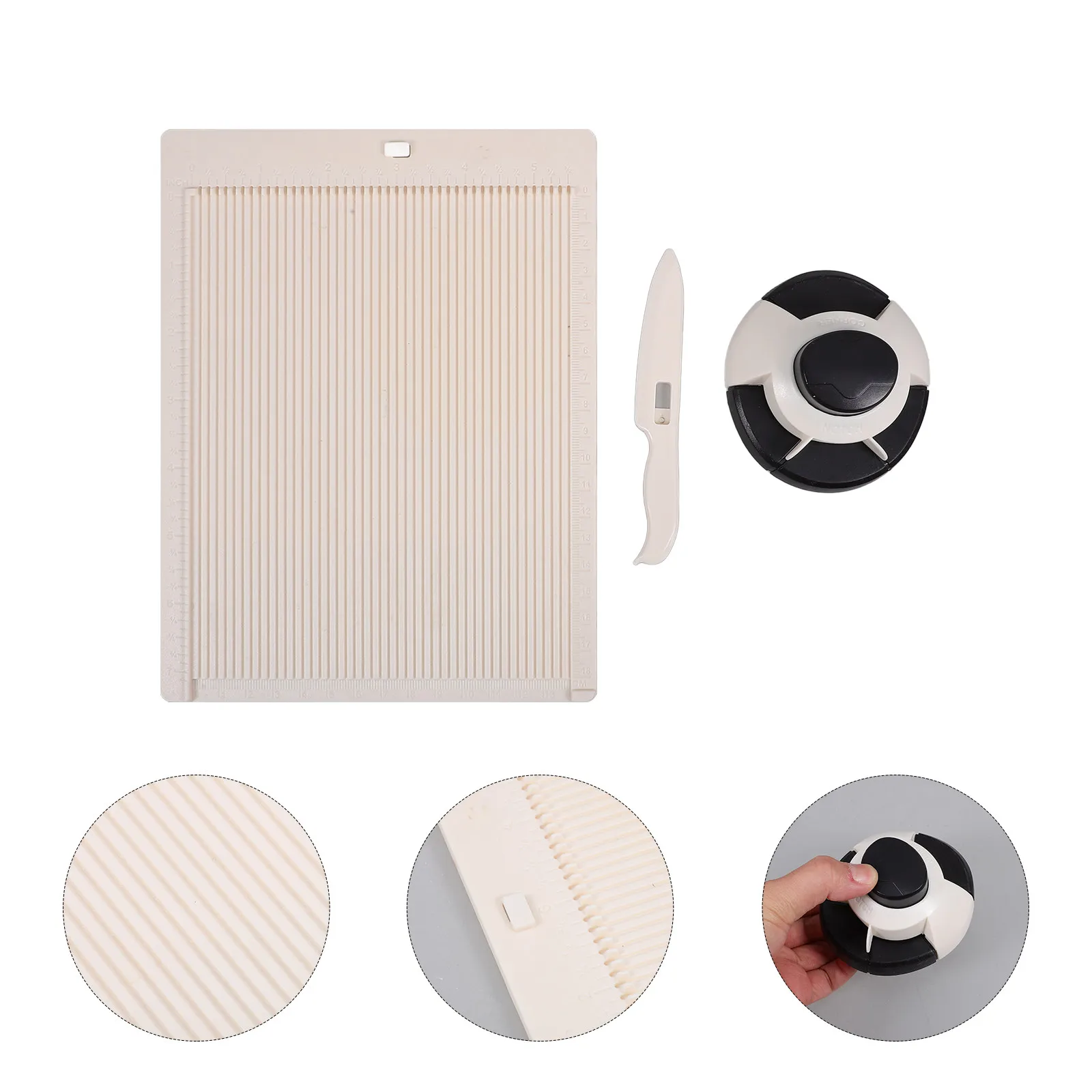 1Set Portable Handmade Scoring Board Paper Scoring Tool for Card Making Envelope Maker Craft Folding Board Universal Paper Fold