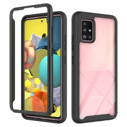 TPU/PC Sky Case for Samsung Galaxy A51 5G / A71 5G Funda Capa Two Layer Structure Hybrid Shockproof Shell Heavy Duty Phone Cover