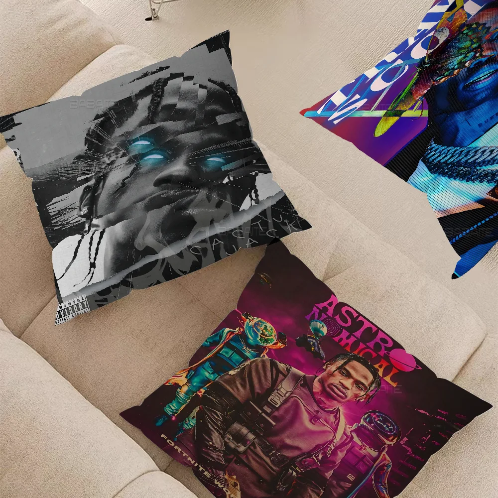 

Travis Scott Astroworld Pillow Cover For Bedroom Room And Living Room Sofa Decorative Cushion Cover