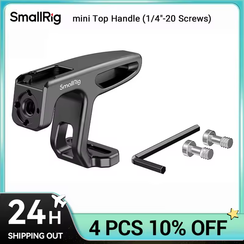 SmallRig מיני למעלה ידית עבור קל Vlogging מצלמות עבור Sony עבור Canon מצלמה כלוב עם 1/4 "-20 ברגים HTN2756