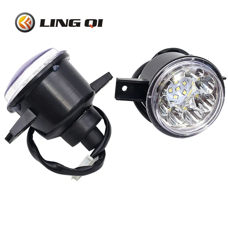 Faro delantero para motocicleta, luz LED de 110-125cc, Toro de 12V, adecuado para playa, coche, Kart, ATV, Pit Dirt Bike
