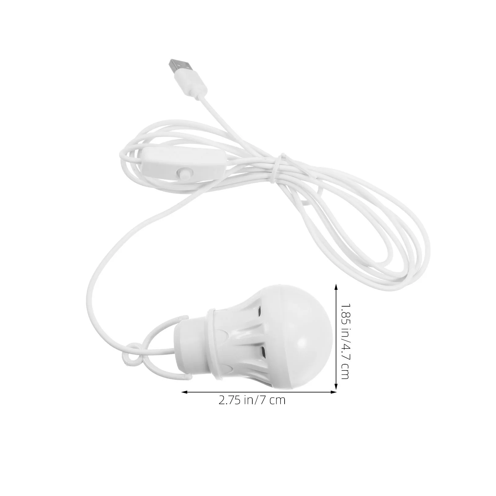 USB فانوس التخييم 7 واط LED المحمولة خيمة ضوء مصباح معلق 2.4 متر كابل للمشي الظهر الإضاءة في حالات الطوارئ في الهواء الطلق