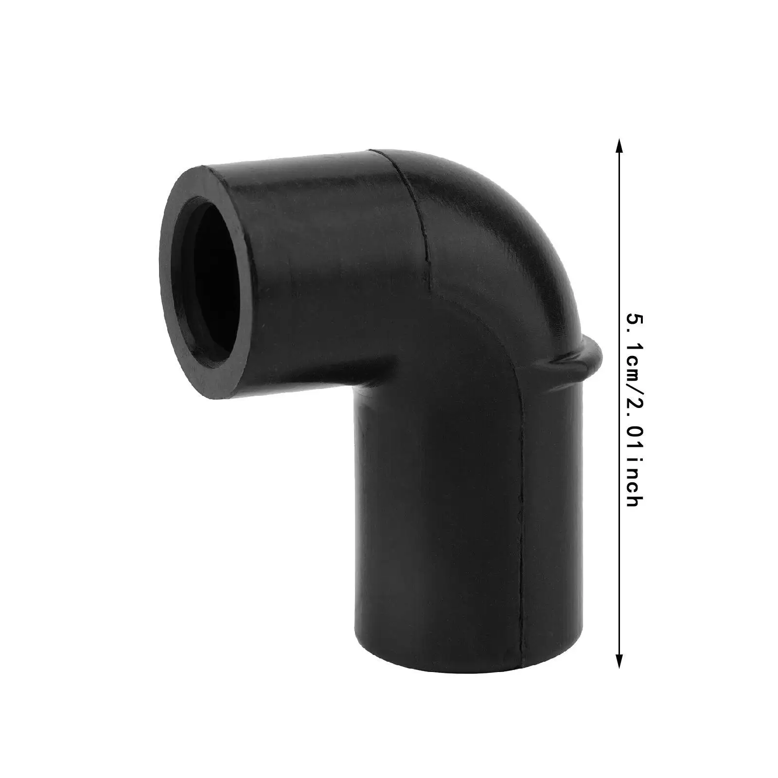 4M2Z6A614AA Condensation Drain Elbow Rubber Hose Tube Drain Elbow Tube for F-150 Black Sturdy Fittings High Performance