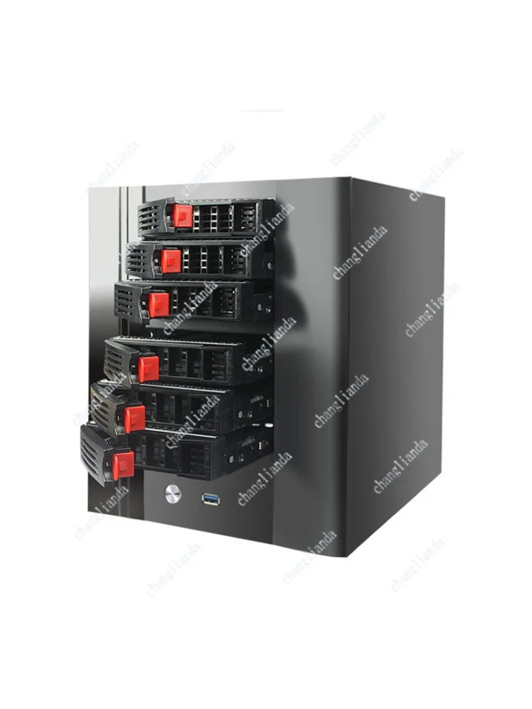 Nas-Gehäuse, 6/8-Bay Hot-Swap-fähige SATA-Backplane Home Network Storage Cloud IPFS interstellarer Server
