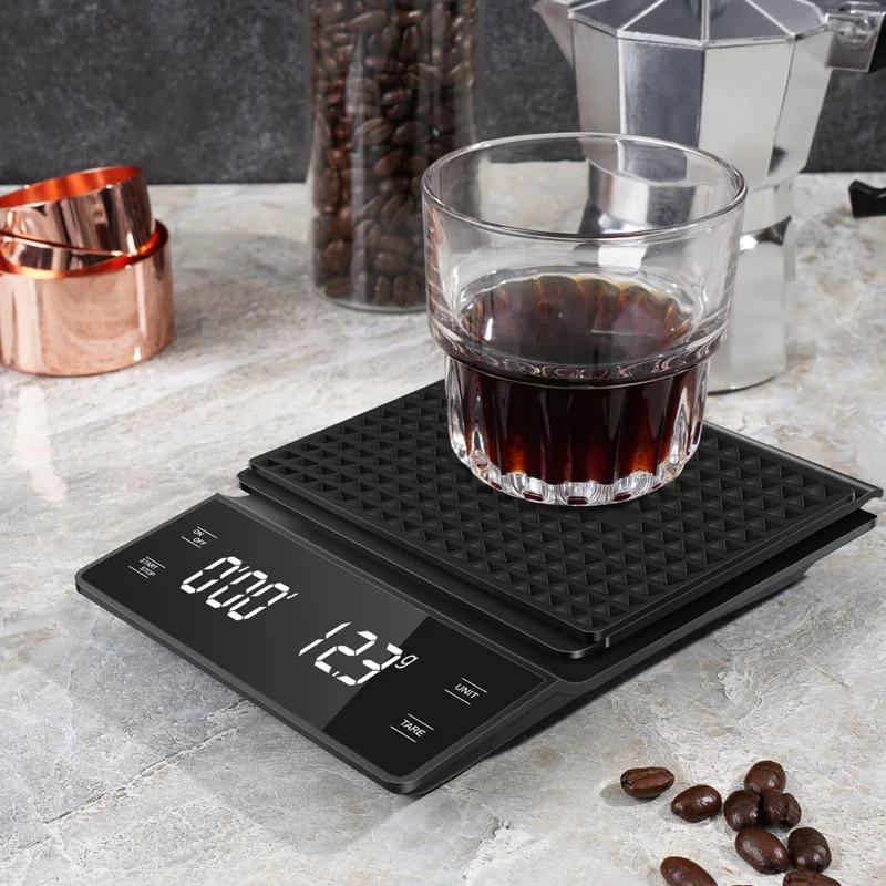 3kg/0.1g Coffee Scale with Tim - Scale Drip Timer ulasan dan harga