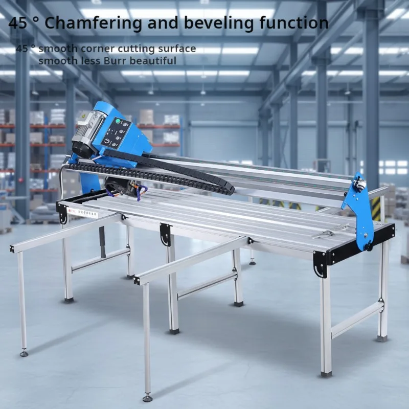 Multifunctional Industrial Heavy Stone Cutter Tile Edge Grooving Chamfering Machine For Wall Floor Tile Stone Processing Work