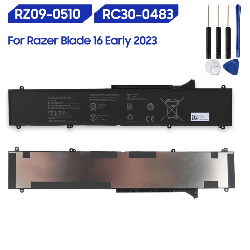 Battery RZ09-0510 RC30-0483 For Razer Blade 16 Early 2023 6182mAh 95.2Wh