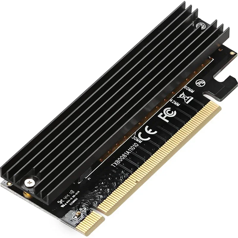 M.2 auf PCIe x16 Adapterkarte PCI-E auf M2 Adapter NVMe NGFF SSD Adapter M Key Interface Erweiterungskarte 2230 2242 2260 2280