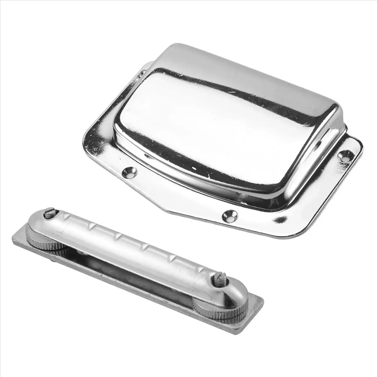 【HOT!TURE】1 Set Fixed Adjustable Bridge Tailpiece For Teisco Harmony Kay Guitar New