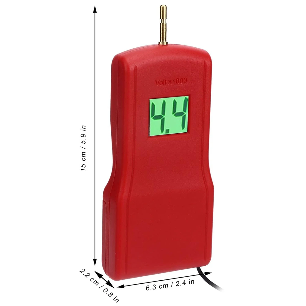 AT19-Useful Voltage Testing Tool Electric Fence Digital Voltage Tester With LCD Display 15KV, Ranch Fence Load Gauge