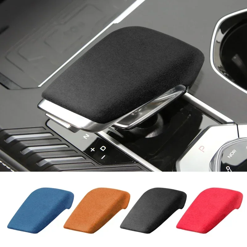 Suitable for Changan UNIK  2021 gear shift cover suede  gear handlebar head gear lever protective shell cover modification