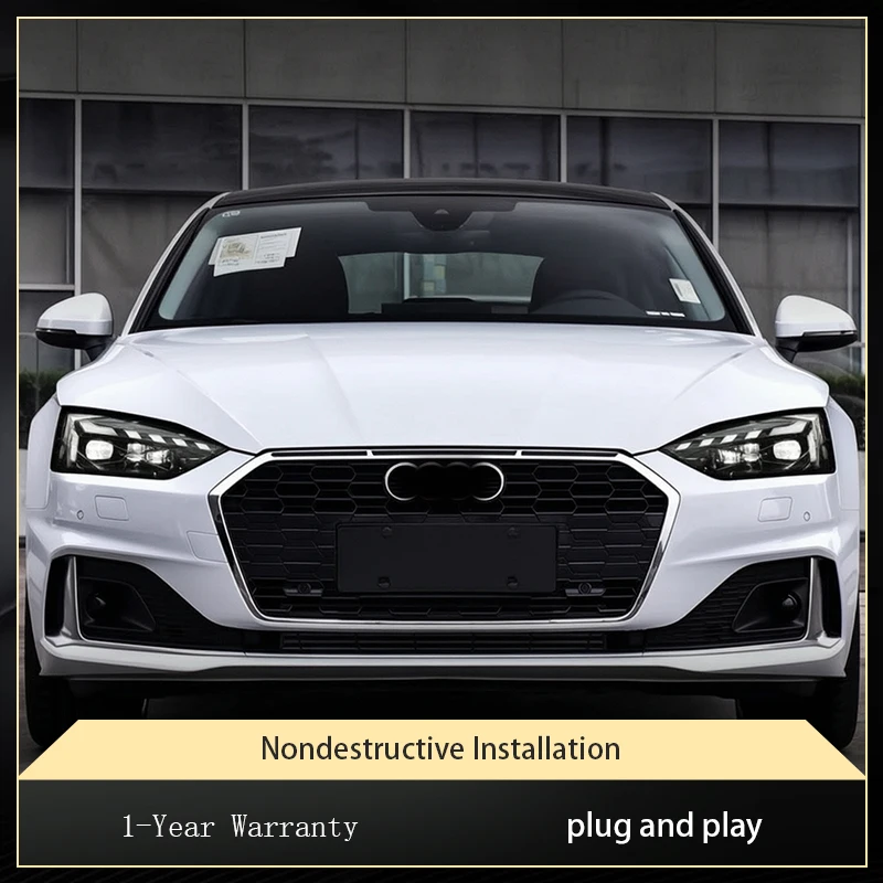 Car Accessories Head Lamp For Audi A5 2017-2020 Front Light DRL Full LED Projector Lens Headlights Vehicles Automatic Tool