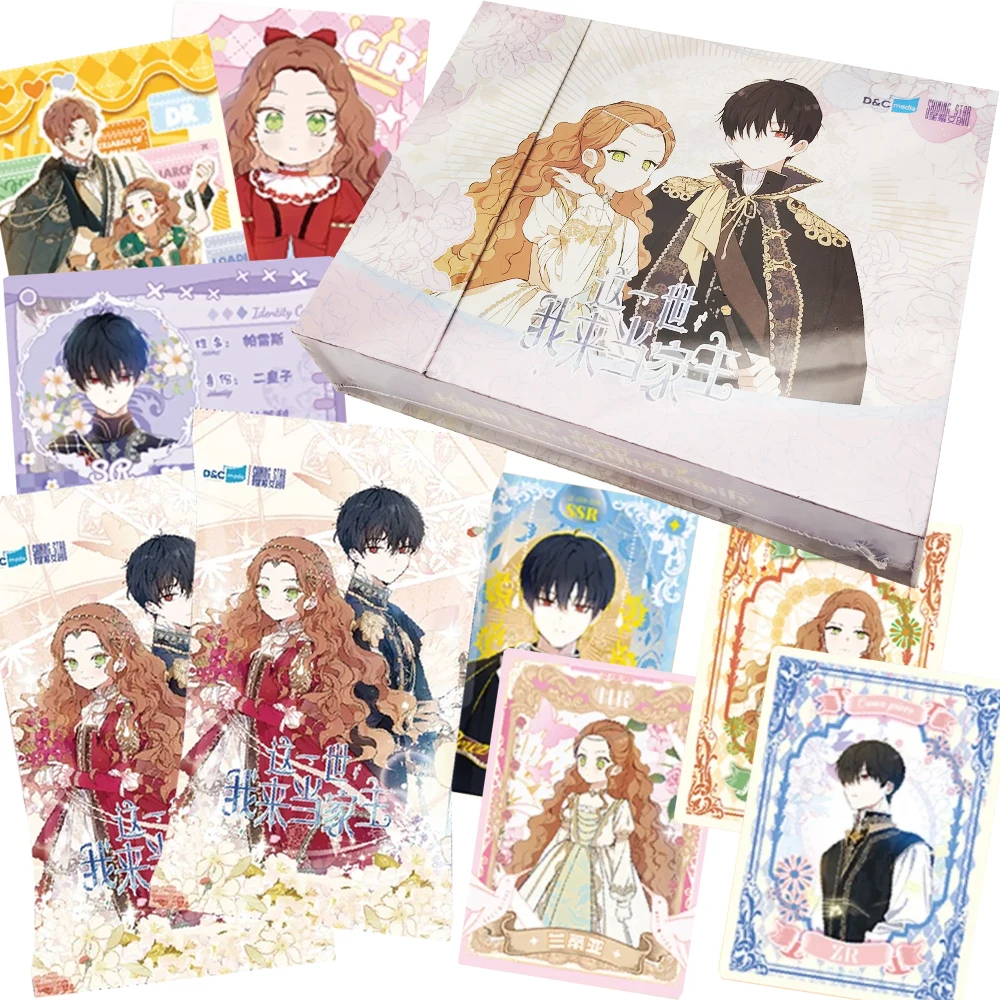 Original Comic I Shall Master This Family Exquisite Hobbies Collection Cards Elegant and Lovely Girl Fun Trendy Peripheral Gift
