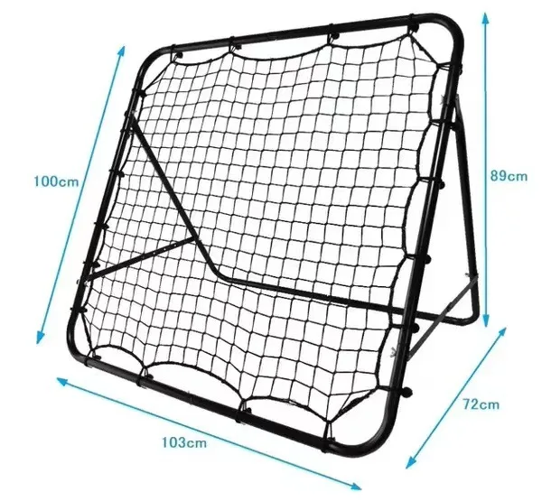 Multi Functional Football Training Rebound Net Passing Single Player Auxiliary Training Equipment Football Rebound Goal