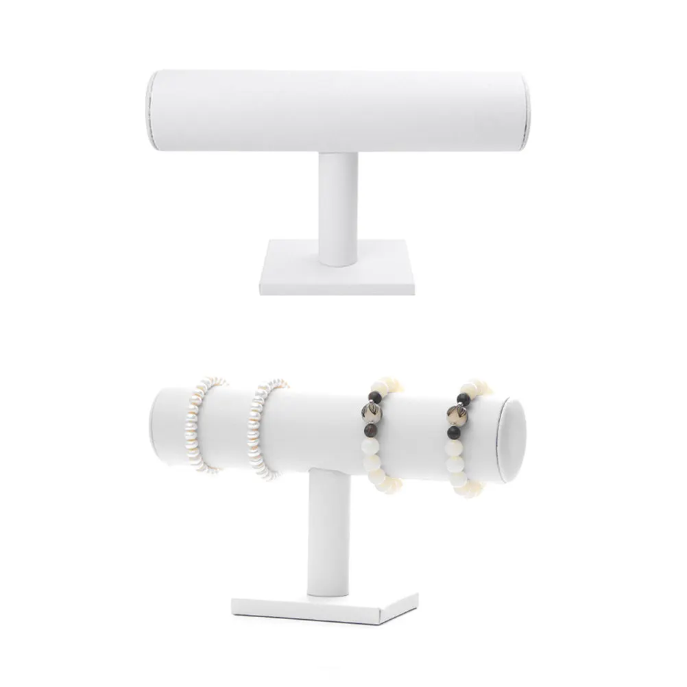 

Подставка для браслетов Т-образной формы, 1 шт., премиум-класса, акриловая, для демонстрации ювелирных изделий, браслетов, часов, для розничной торговли, белая