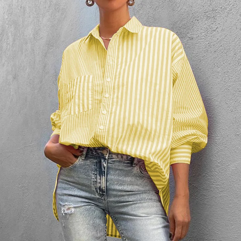 Blusa Mujer Moda 2023 Printed Casual Blouse Temperament Long Sleeve Woman Shirt Loose Elegant Shirt Woman Weekend Top Blouse