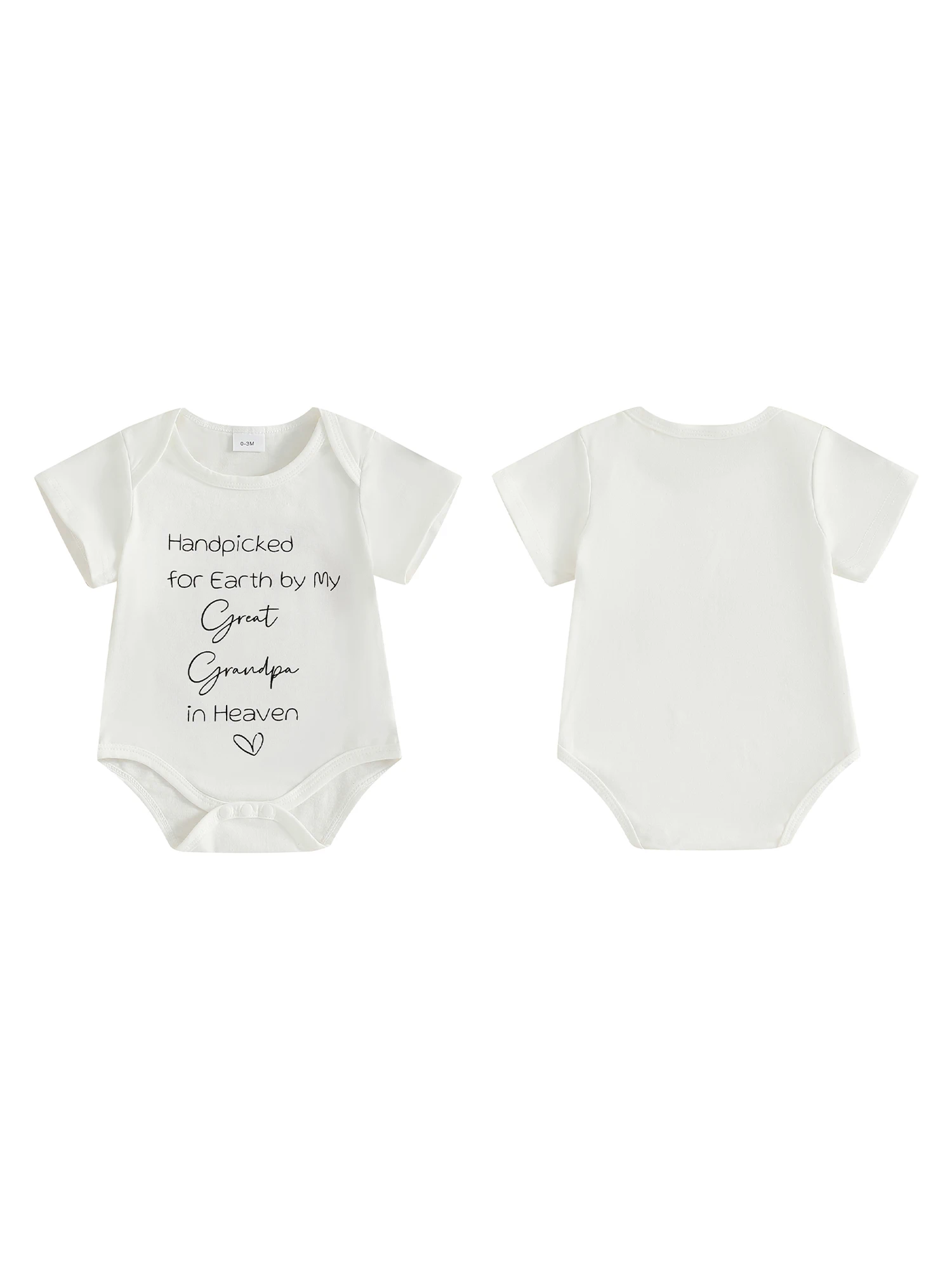 

Trendy Baby Boy Girl Romper with Stylish Printed Design Short Sleeve Round Neck Jumpsuit for Summer Outfits