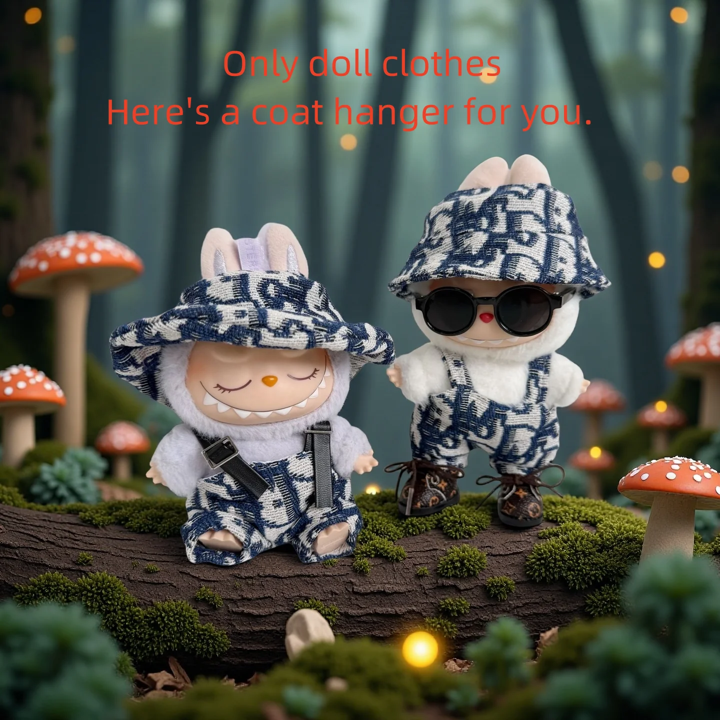 

Подарочная серия для дизайнера одежды Labubu Lububu Labubu, костюмы Labuudoll La Bubu, кукла La Bobo, одежда La Bobo 10 см, милый костюм, шляпа, юбка, модный мини-комбинезон V1 V2, матросская форма, дизайн в морском ст