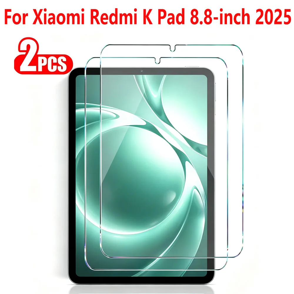 2 Pieces For Xiaomi Redmi K Pad 8.8 inch 2025 Tempered Glass Screen Protector For Xiaomi Redmi K Pad 9H Protective Film