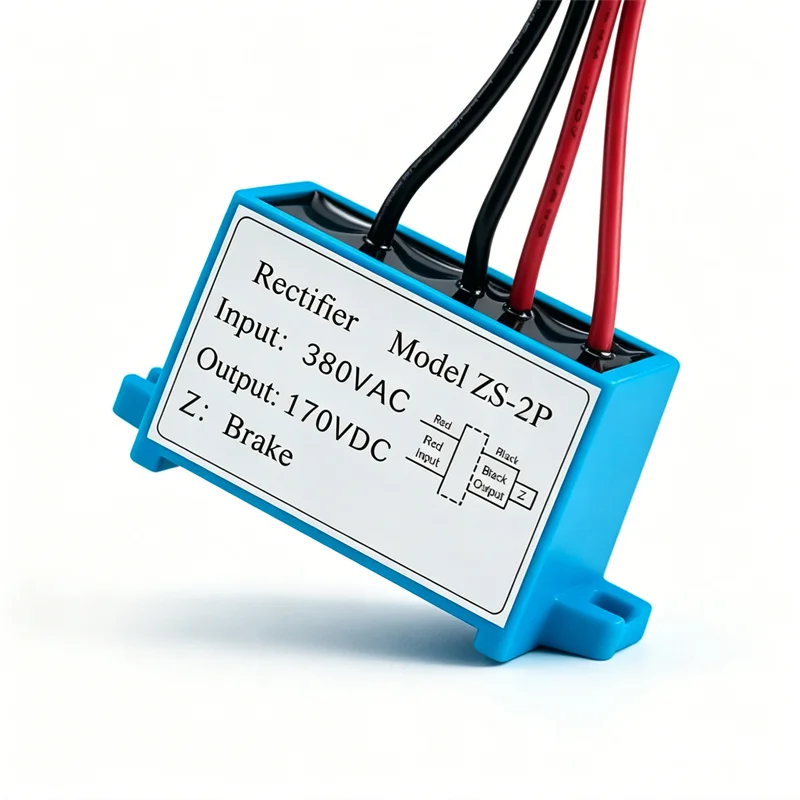 ZS-2P AC380V to DC170V Motor Brake Rectifier Module Industrial Power Supply Rectifier for Motor Brake Control