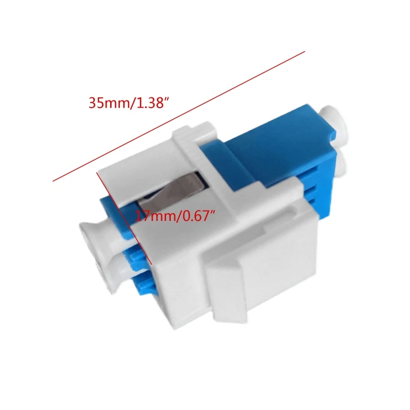 10 Teile/los Fiber keystone buchsen Fitting Duplex Stecker Faser Adapter Dropship