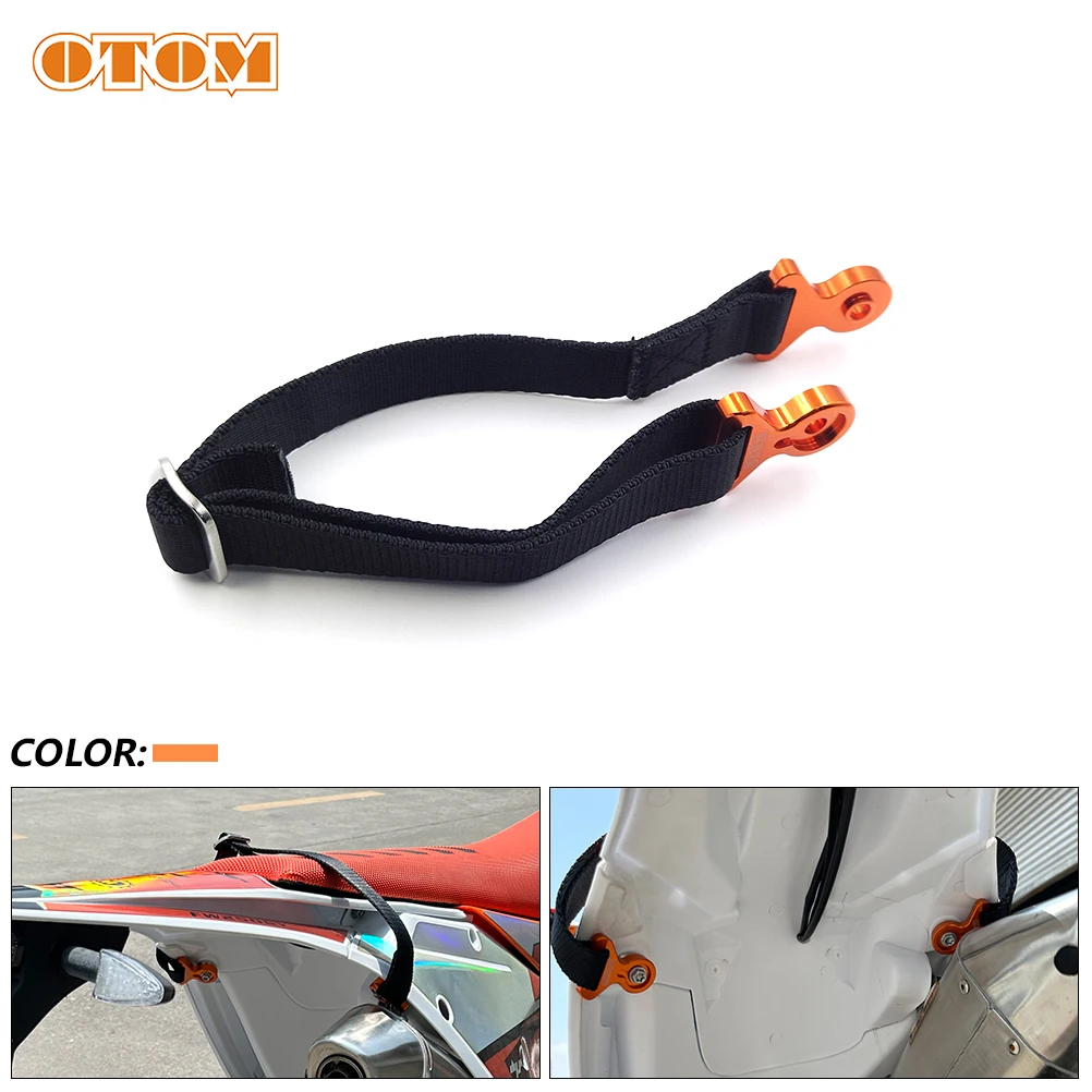 For KTM Motorcycle Rear Adjustable Rescue Strap Drag Belt Motocross Cushion Seat  Pull Sling SX SXF XC XCF EXCF XCW XCFW 125-450