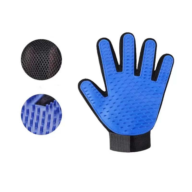 Pet Brush Gloves for Pet Grooming Cat Care Tools Hair Detangling Device Cat Massage Cat Grooming and Hair Removal