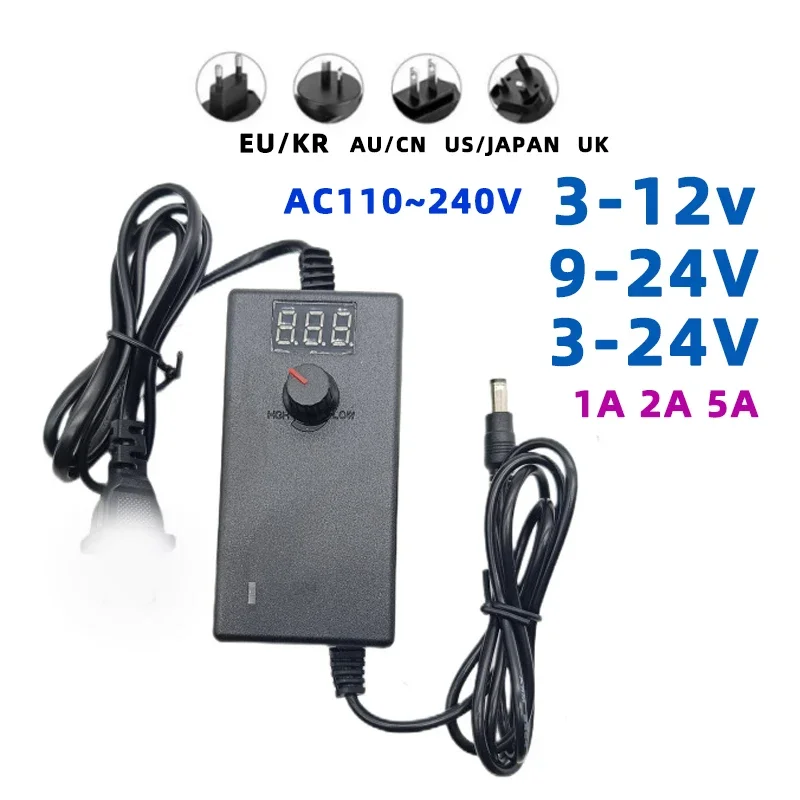 

LED AC TO DC 5V Transformer Power Adapter AC 110-220V To 12V 24V Power Supply 2A 3A 6A 8A 10A for Lamp CCTV Router Pump Motor